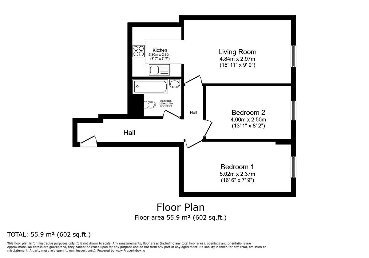 Central 2 Bed Flat Brighton Richmond Place 아파트